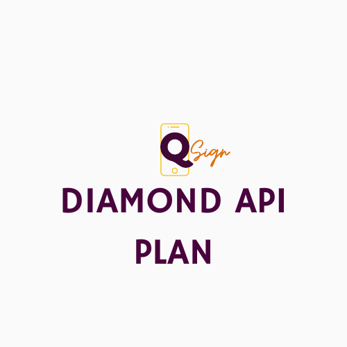 QSign Diamond API Plan