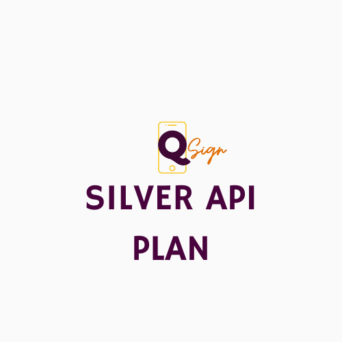 QSign Silver API Plan